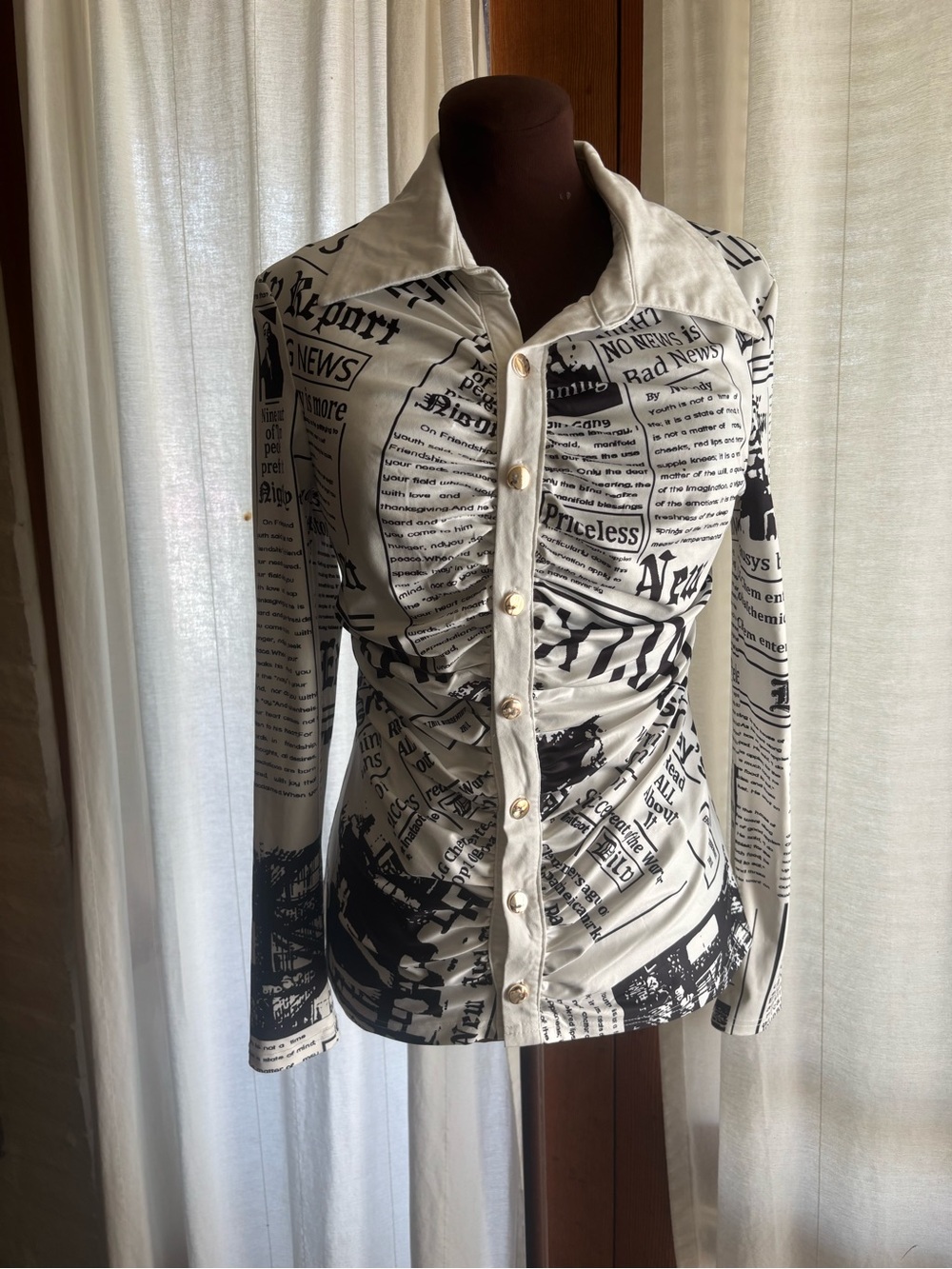 CHiCME Newsprint Shirt-Large
